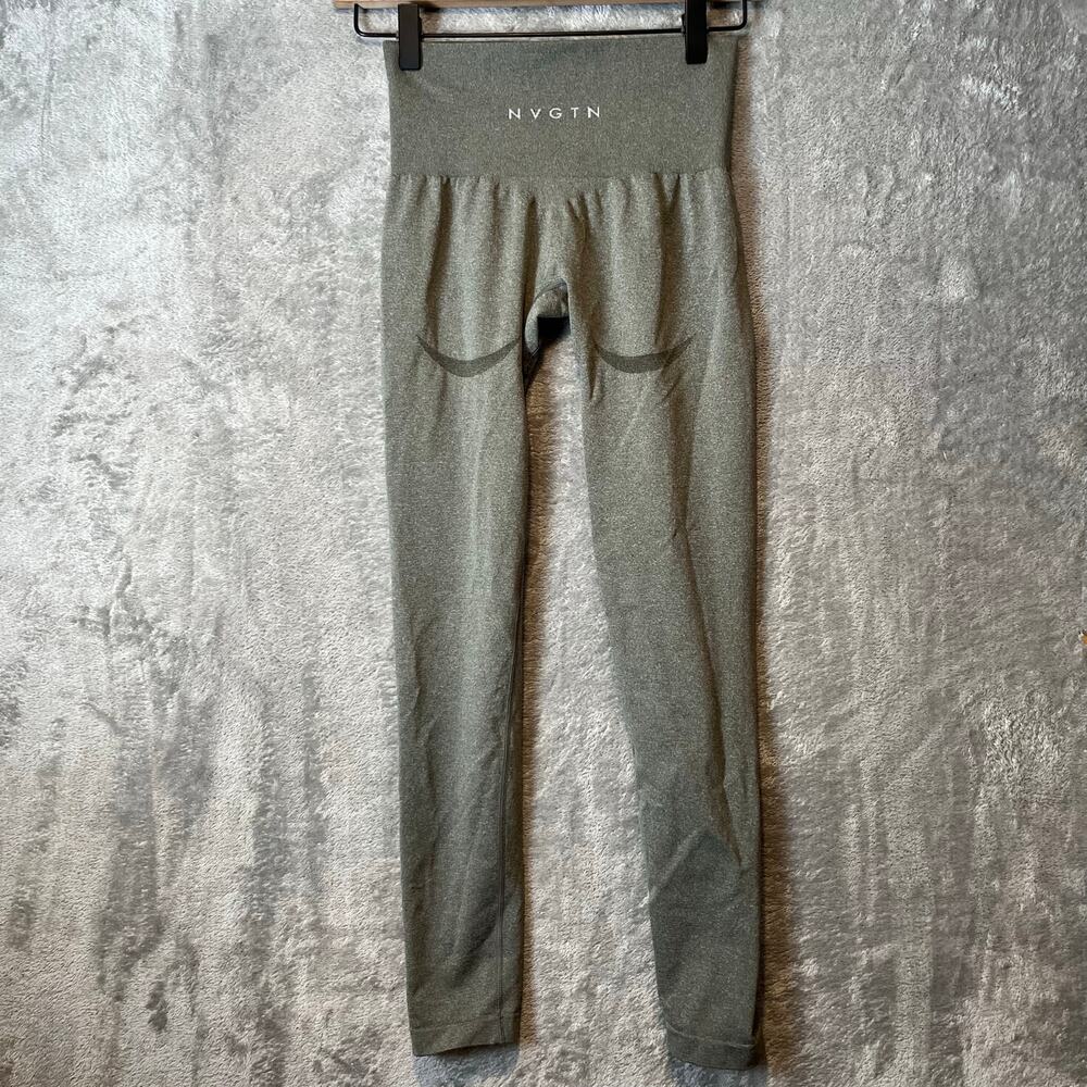 NVGTN Green Contour Seamless Leggings High-Waisted‎ Women's XS